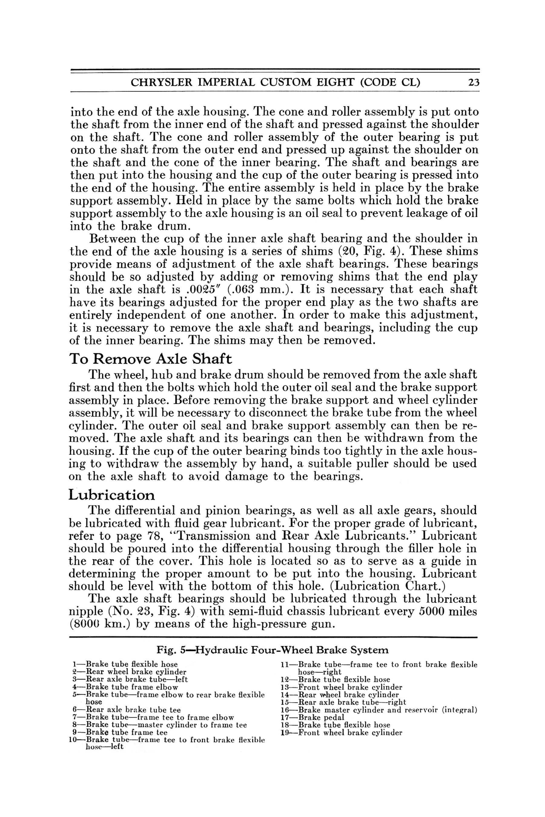 1932 Chrysler Imperial Instruction Book Page 80